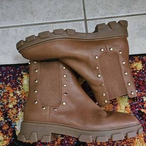 Women's Michael Kors Cognac Colored Boots